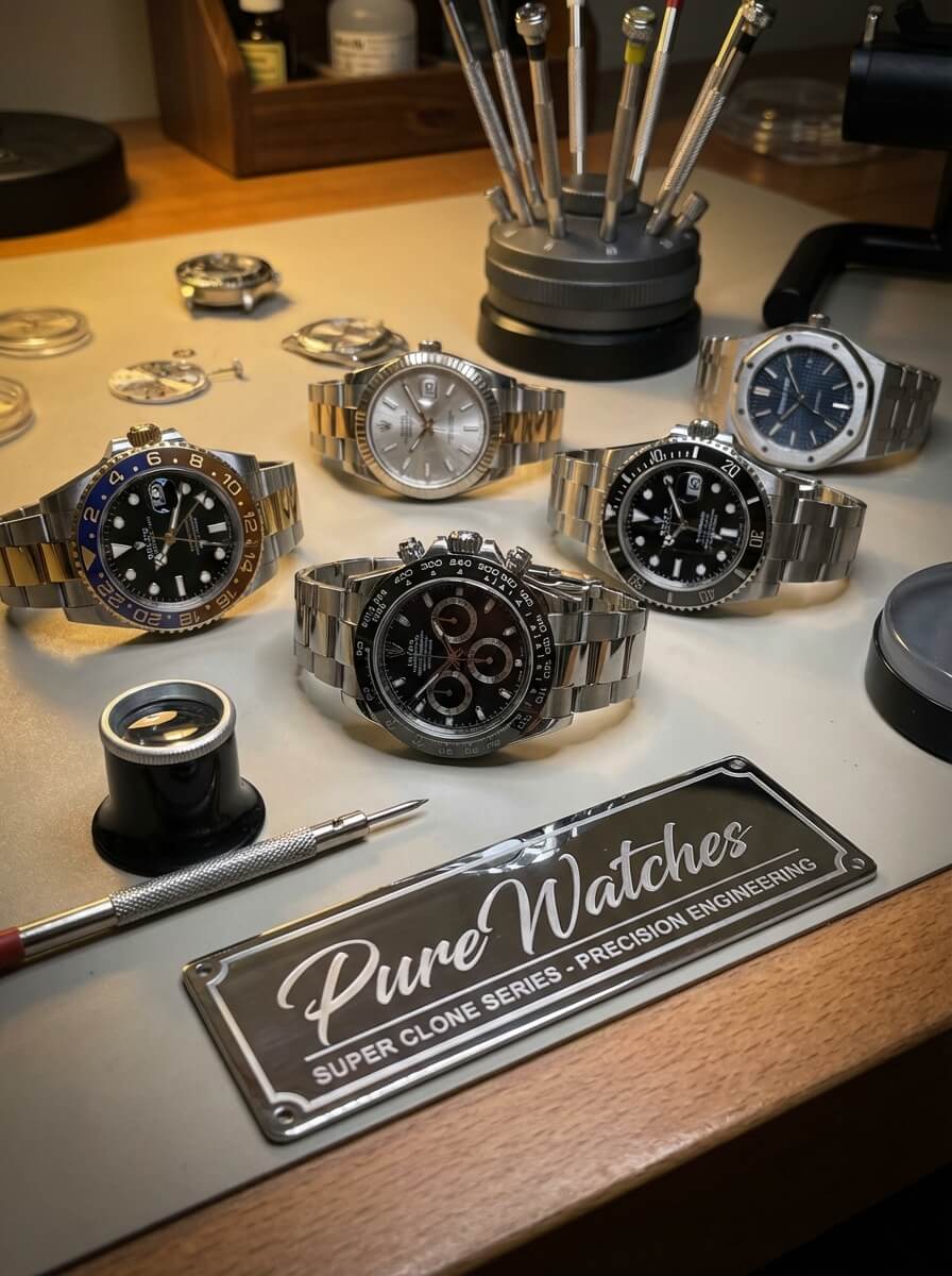 PureWatches 1:1 top replica watches, expert super clone series