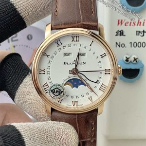 Blancpain Villeret 6654 Moonphase (Rose Gold) – APS Factory Clone 6654 Movement
