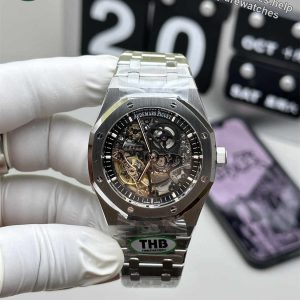 Audemars Piguet 15407 Replica – Royal Oak Double Balance Wheel Openworked 41mm Super Clone