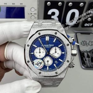 APS Factory Audemars Piguet Royal Oak 26331 Blue Frosted Steel – Premium Replica Chronograph