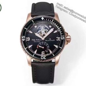 Blancpain 50 Fathoms Tourbillon (Rose Gold) �C Real Flying Tourbillon [YS Factory]
