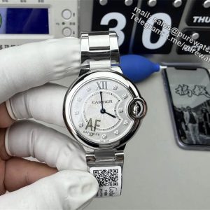 AF Factory Cartier Ballon Bleu Replica Watch – 33mm Quartz (Swiss Ronda Movement)