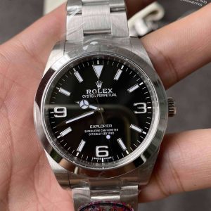 Clean Factory 214270 ?C 39mm Explorer I Black Dial Replica