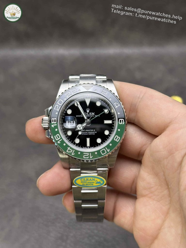 Clean Factory GMT Master II 126720VTNR – Premium Sprite Left-Handed 3285 Movement Replica