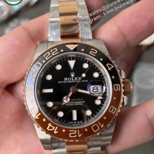 Clean Factory GMT Master II CHNR 3285 ?C Premium CHNR Two-Tone Bezel GMT Replica Watch