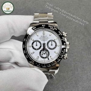 Clean Rolex Daytona 116500 4130 Panda Dial Replica ?C 40mm 904L Steel | Super Clone Chronograph