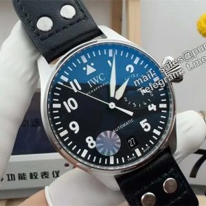 ZF Factory IWC Big Pilot Watch – Premium Stainless Steel Replica with Black Dial