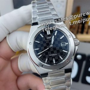 IWC Ingenieur Replica Black Dial – Premium V7 Edition Automatic Stainless Steel Watch