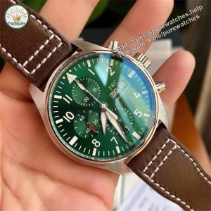 IWC IW377726 Pilot Chronograph – Blue Dial 43mm Automatic Men’s Watch
