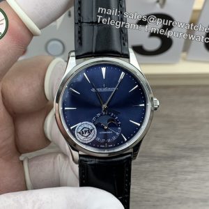 JLC Moonphase Replica Q1368480 – APS Factory Blue Dial Ultra Thin