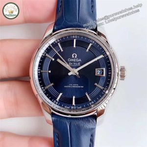 Omega De Ville Hour Vision Blue Replica (VSF 8500 Clone) – 360° Sapphire Casebody