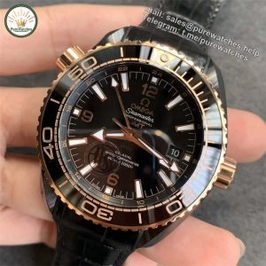 VSF Planet Ocean Seamaster Omega Watches – Deep Black Rose Gold 600M Edition
