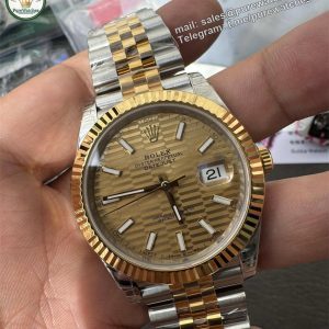 Rolex Datejust 41 Two Tone Replica – VS Factory M126333-0022 with Dandong 3235 Movement