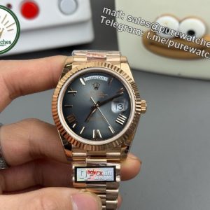 QF Factory Rolex Day to Date 40 – 40 mm Everose Gold Men’s Watch