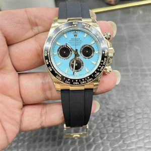 Rolex Daytona 126518LN Replica ?C Yellow Gold Oysterflex Chronograph