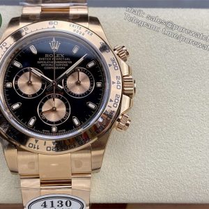 Rolex Daytona Everose Black Dial �C Clean Factory Edition
