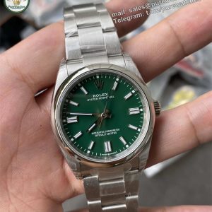 Rolex Oyster Perpetual 36 Green Dial Replica – VS Factory M126000-0005 with Dandong 3230 Movement