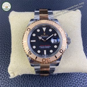 Rolex Yacht-Master Black Dial – Clean Factory 40mm Replica
