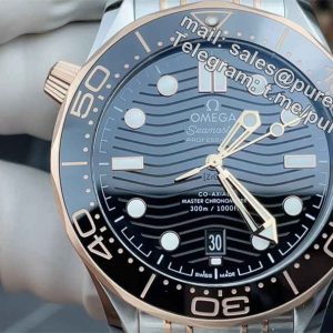 VS Factory Omega Seamaster Diver 300M Replica – Premium 42mm Steel & Rose Gold Diver Watch
