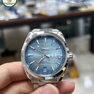 VSF Aqua Terra Summer Blue Replica – 41mm Steel Case & Full Stainless Steel Bracelet | Omega Seamaster 150M Super Clone