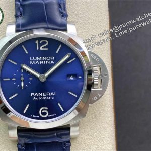 VSF Panerai PAM1393 – 42mm Luminor Marina Blue Dial Replica with P9010 Clone Movement