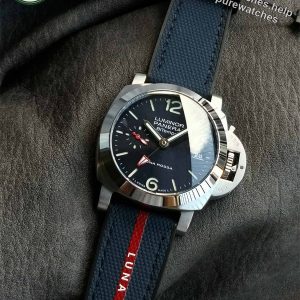 VSF Watches Panerai PAM01404 – 40mm Luminor Quaranta Luna Rossa GMT Super Clone