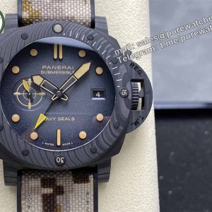 VSF Watches Panerai PAM1513 Submersible Navy SEALs 44mm Carbotech – Military Desert Edition Replica