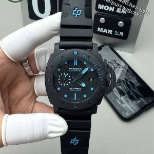 VSF Watches Panerai PAM1616 – 47mm Submersible Carbotech Super Clone with P.9010