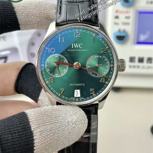 ZF Factory IWC IW500708 Replica – Portugieser 7 Days Green Dial 42.3mm Luxury Automatic Watch