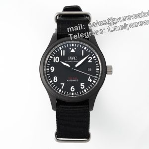 ZF Factory IWC Pilot Ceramic Replica – IW326906 Black Ceramic 41mm