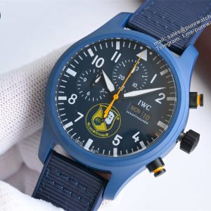 ZF IWC Royal Maces Replica | V3 Blue Ceramic & Blue Dial IW389109