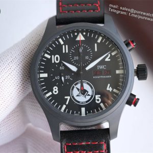 ZF IWC Top Gun Replica | Black Ceramic Chronograph IW389108